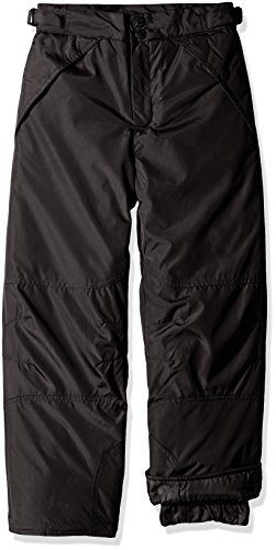 London Fog Big Boys Classic Heavyweight Snow Pant, Black, 8 - //coolthings.us