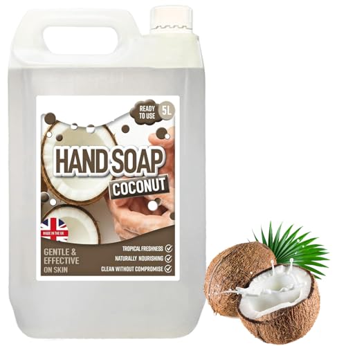 Image of 5L Ready To Use Coconut Non-Sticky Hand Soap Hydrates & Softens Hand (1)