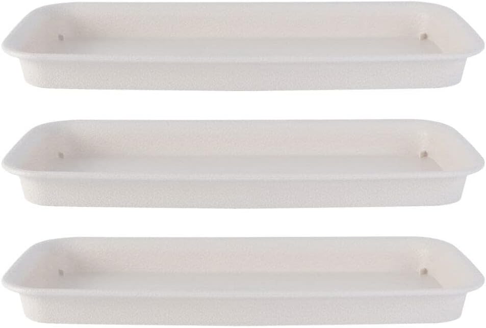 3pcs Flower Pot Tray Plant Saucer Tray Square Plant Saucer