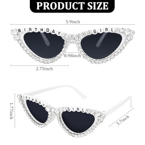 Semato Birthday Gifts for Women Birthday Sunglasses Birthday Cat Eye Sunglasses for Happy Birthday Gifts2