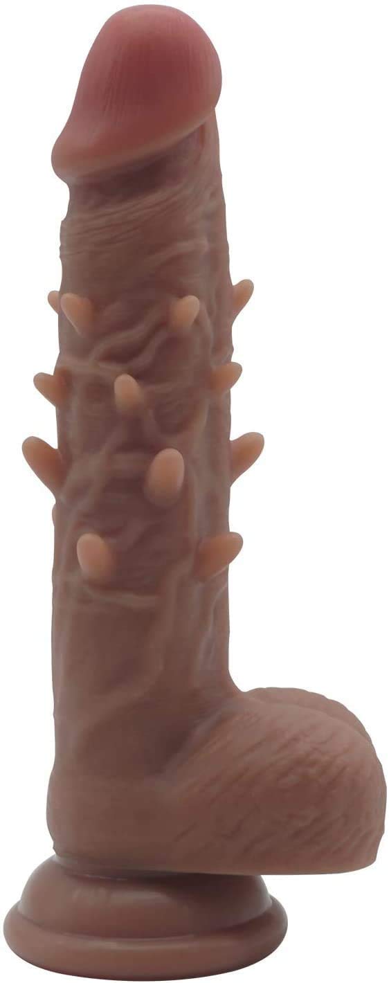 QXXNB Dildo Real G-Punkt Stimulation Dildo Realistische Stacheln Penis Barb  Dildo Mit Sexspielzeug Fr Frauen G-Punkt Massager  Sexspielzeug,Flesh,Brass,Brass : Amazon.de: Drogerie & Krperpflege