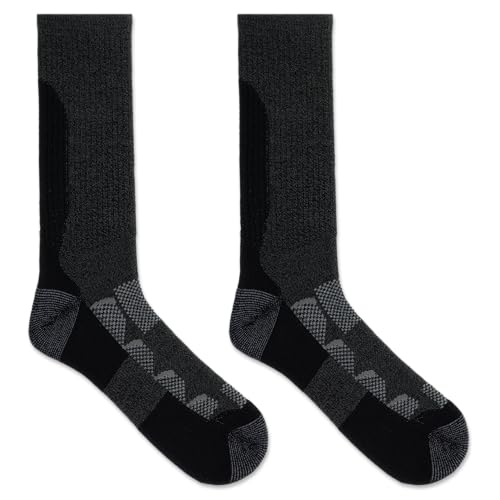 Image of Merrell Men's and Women's MOAB Hiking Midweight Cushion Socks - Unisex Coolmax Moisture Management and Arch Support