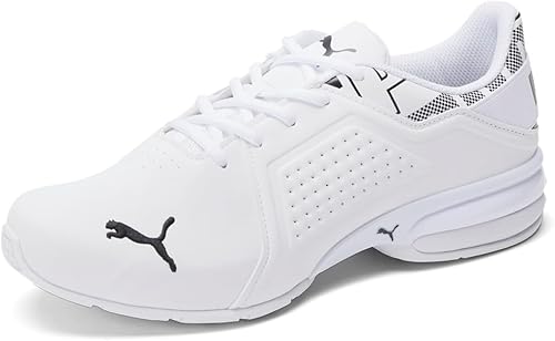 Puma Hombres Viz Runner Repeat Running Zapatillas - Blanco - Talla 8 M, Puma Exprimir blanco-lima