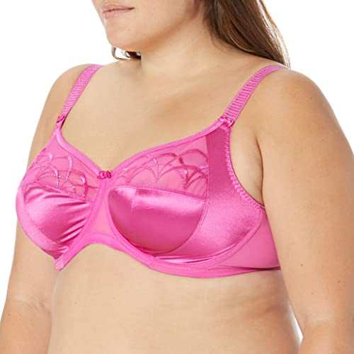 Elomi Women's Plus Size Cate Underwire Full Cup Banded Bra, Camelia, 34GG