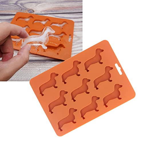 Molde para cubitos de hielo en silicona con forma de perro miniatura 5