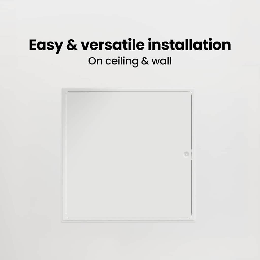 vidaXL Panel dostępu Biały 63 x 63 x 3 cm Stal