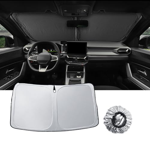 Pare-soleil voiture pour Dacia Bigster 2025 2026 LUWU protection de pare-brise intérieur avant pliage