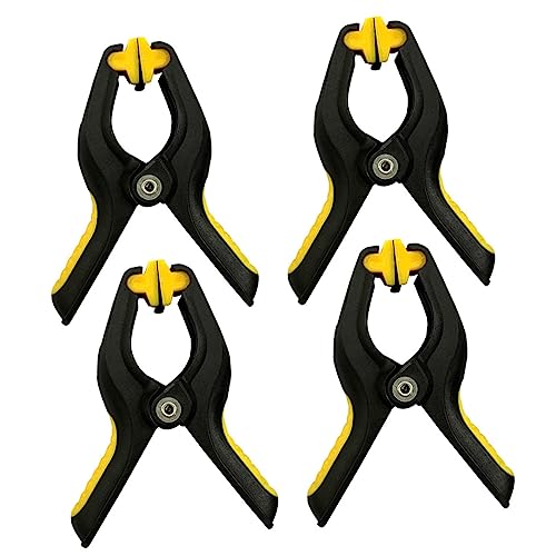 GARIOUANS Lot De 4 Pinces De Fixation Pour Écran Lcd Outils De Serrage Pour Téléphone Portable Et Tablette Pince Robuste Et Antidérapante Réparation D'écran Compatible Surfaces Lisses Couleur Noire
