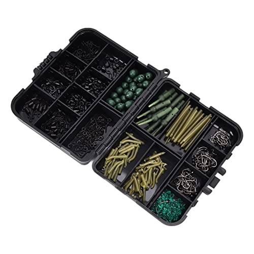Kit de matériel de pêche premium de 421 pièces en acier robuste et caoutchouc durable - 3