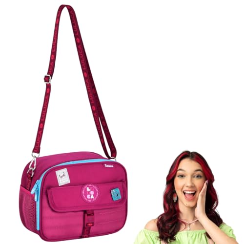 Lancheira Luluca Bolsa Térmica Escolar Juvenil Meninas Clio - Rosa