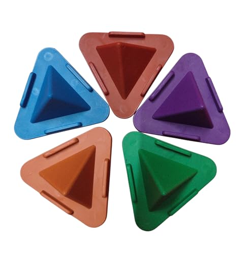 Image of Kelso Universal Portable Three-Sided Pyramid Shape Mobile Phone Holder Stand - Anti-Slip Triangle Design Desktop Stand for Smartphones - Lightweight Phone Stand (Pack of 5)