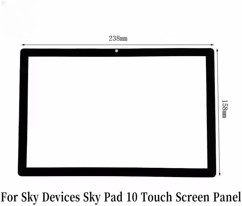 for Sky Devices Sky Pad 10 Black 10.1inch Tablet Capacitive Touch Screen Digitizer Sensor 2ABOSSKYPAD10 (240X168 MM)