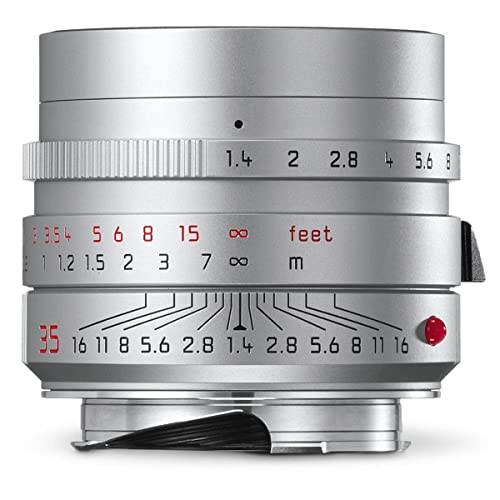 Leica 11675 Summilux-M 35mm f/1.4 ASPH Wide-Angle Lens, Silver