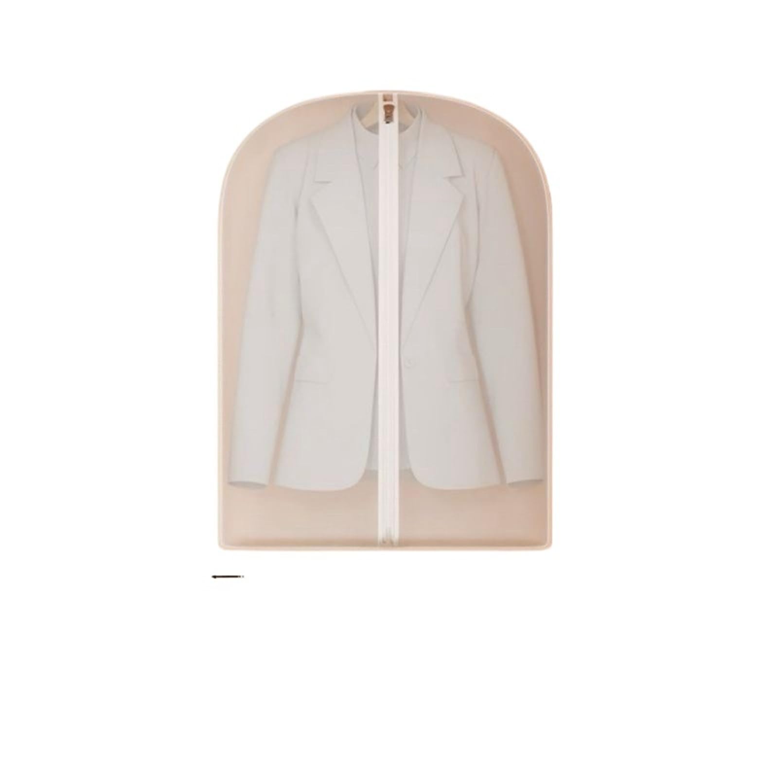 Clothes Covers Protector Bags 1/5/10PC Dust Cover For Clothes Transparent Thickened Washable Bag Household Coat Suit Hanging(60x80cm,10pcs)