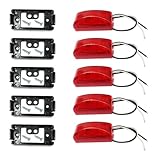 NLQR 5pc OBS Dually Tailgate Light, Compatible with Chevrolet Compatible with GMC 3500 C30 1988-2000, Dual Rear Tailgate Lights