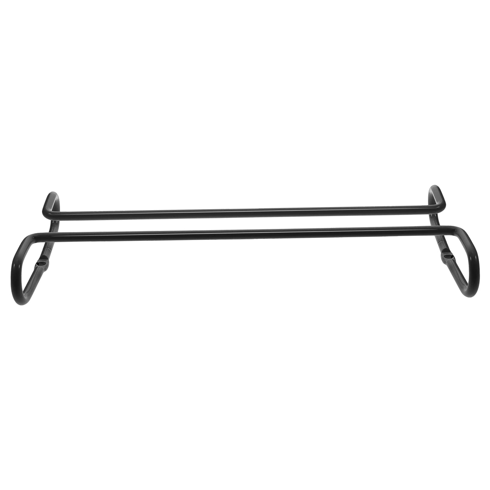 SOLUSTRE Glass Wine Cup Holder Rack Iron Goblet Organizer for Kitchen Bar and Home Space Saving Wall Mounted Design with Water Drainage Elegant Finish