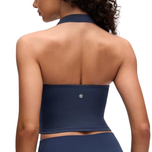 Image of CRZ YOGA Butterluxe Halter Crop Tank Tops