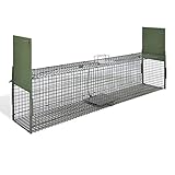 Tamaño: 150 x 30 x 30 cm vidaXL Trampa con 2 Puestas 150 x 30 x 30 cm