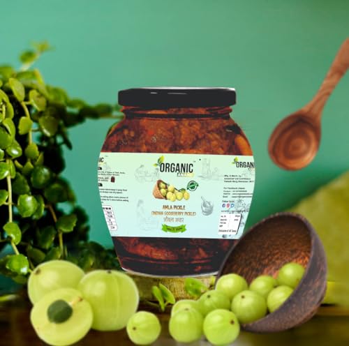 Image of Organic Anand Amla Pickle 350gm | Homemade Indian Gooseberry Pickle | Traditional Amla Ka Achaar | Natural, Homemade Pickle| No Artificial Preservatives | Ready to Eat