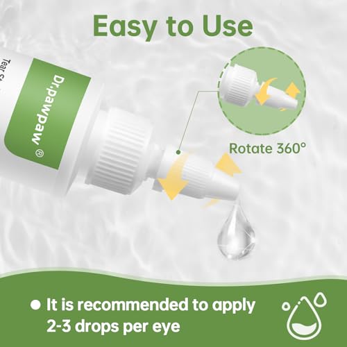 Ancopaws Tear Stain Remover For Dog & Cat - Pet Eye Drops For Infection And Pink Eye thumb #2