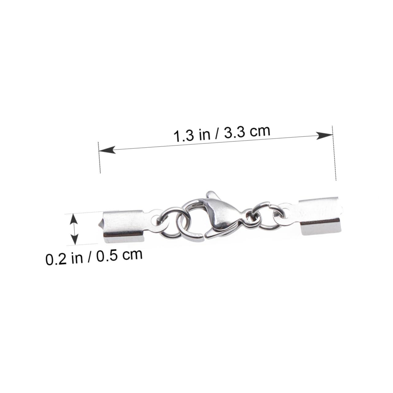 Operitacx 96stücke Teiliges Aus Edelstahl-lobster-clips Für Schmuckherstellung Robuste Verschlüsse Für Halsketten Und Armbänder Für Diy-projekte Und Kreative Designs