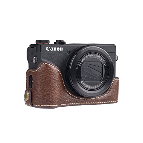 Funda de piel para Canon PowerShot G7 X con correa - Fernando Cortés