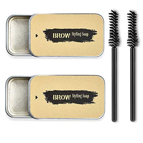 Eyebrow Soap Kit, Brows Styling Soap,4D Brows Gel Long Lasting Eyebrow Setting Gel Waterproof Eyebrow Tint Makeup Balm Pomade Cosmetics