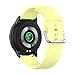 Produktbild 22mm Armband für Xiaomi Haylou RT LS05S / OnePlus Watch, Silikon Ersatzband Verstellbares Weiches Silikonband,Uhrenarmband Armbänder für Yamay Sw022 /Imilab Kw66 /Ticwatch GTX/CXB01 (Gelb, large)