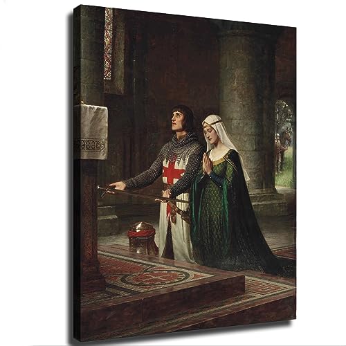 The Dedication By Edmund Blair Leighton 1908 Poster