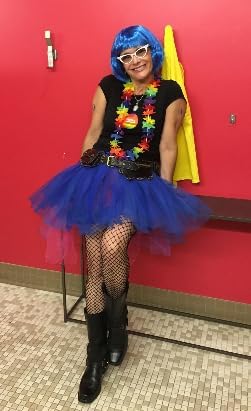 XINXIYAN Blue Tutu Skirts for Women Halloween Costume Adult Party Favor Dance Tulle Skirts — view 2