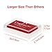 Ink Stamp Pads, UBEGOOD Finger Ink Pads for Kids, Washable Craft Stamp Pad, DIY for Rubber Stamps, Paper, Scrapbooking, Wood Fabric, Best Gift for Kids (16 Pack)