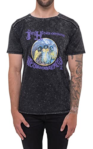 Jimi Hendrix T Shirt Experienced Logo Nouveau Officiel Homme Noir Snow Wash - Les Beatles, Paul McCartney, John Lennon, RIngo Starr, George Harrison Jimi Hendrix T Shirt Experienced Logo Nouveau Officiel Homme Noir Snow Wash – Image 4
