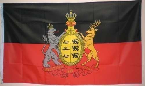 Flagge Baden – 90x150 Cm, Polyester, Wetterfest, Mit Metallösen