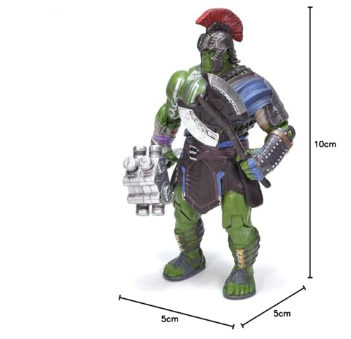 Image of Daiyamondo Premium Super Hero 20cm Height Action Figure- Unlease The Power of Highly Detailed Collectible with Dynamic Pose (Standing Angry Green Man)(20cm)