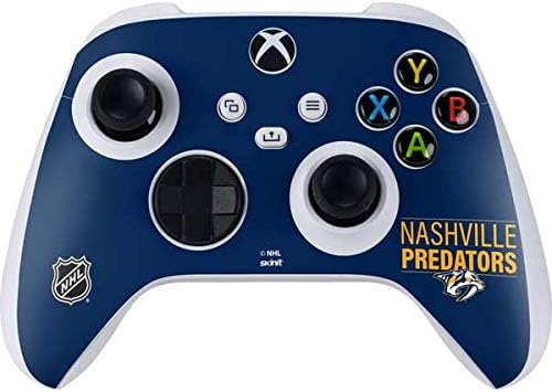 Skinit Decal Gaming Skin Compatible with Xbox Series S Controller - Officially Licensed NHL Nashville Predators Lineup Design