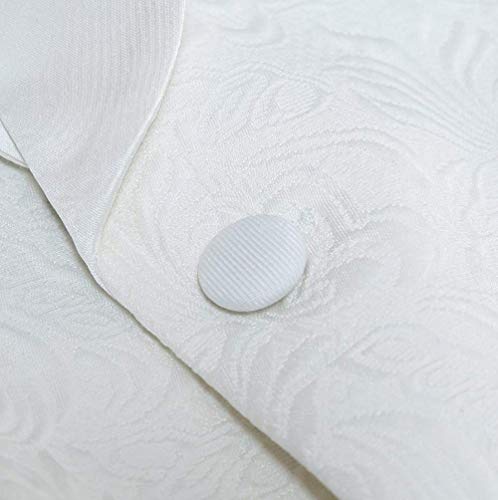 Big Shawl Lapel Jacket Mens Jacquard Suit Tux Pants Vest Party Wear Floral Paisley Tuxedo2