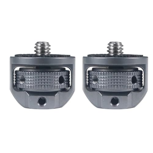 ݊܂ GoPro 13AInsta360ADJI ActionɑΉ - 360°] 1/4C` IX-X JϊlWA_v^[ Or{[wbhuPbg 2(Grey)