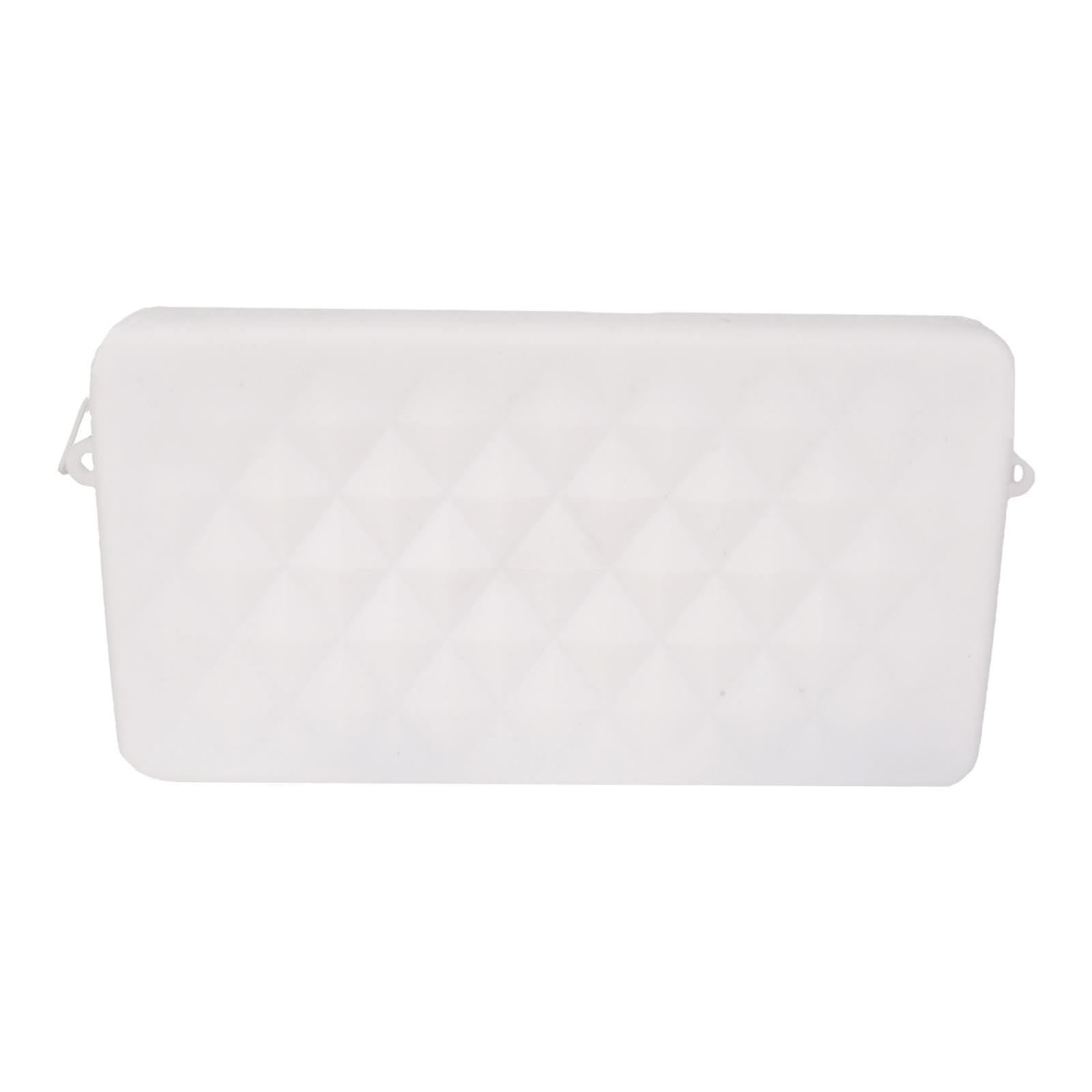 NIVAA Silicone Phone Holder Zipper for Women Inner Bag Beach Tote Bags Accessories White-image-3
