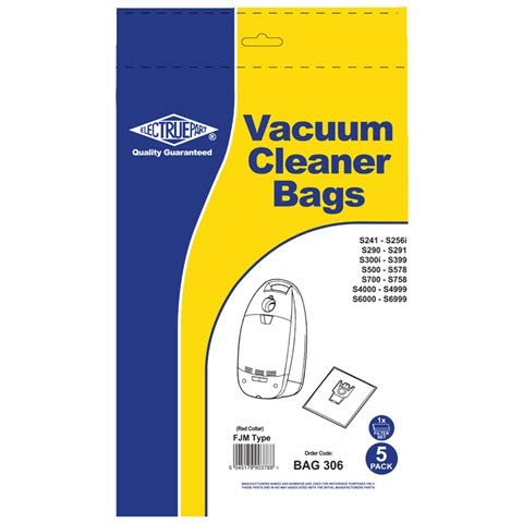 Dust bags for miele cat & dog fjm s6220 pack of