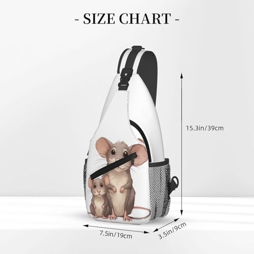 Mochila tipo Sling Crossbody para actividades al aire libre miniatura 2