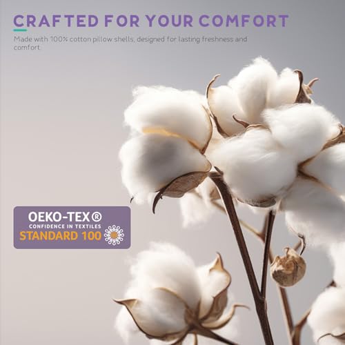 Almohada de Plumón Blanco Tamaño Queen Suave miniatura 4
