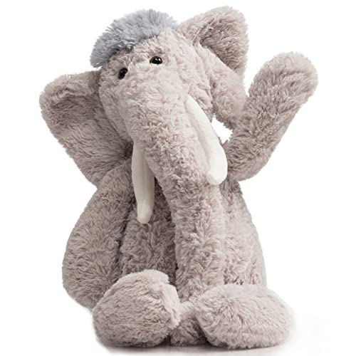 HollyHOME Mammoth Plush Teddy Stuffed Animal Wild Animal Doll Plush Soft Toy Love Birthday Gifts for Kids 70cm, Grey