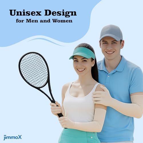 Image of Full Hand Gloves | UPF 50+ Sun Protection Arm Sleeves for Men & Women | UV Blocking Cotton Gloves for Driving, Cycling & Outdoor Sports