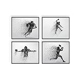 Football Wall Art - Football Posters - Football Room Decor, Sports Wall Decor - Football Poster, Foo