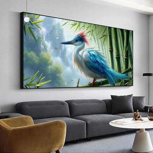 Diamond Painting Forêt Bambous 30x60cm pour Adulte Débutant Y-618