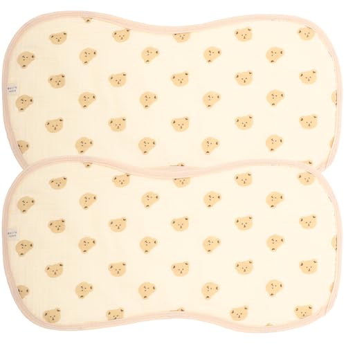 BATHVEVE Lot De 2 Bavoirs D’épaule En Coton Doux Pour Bébé Unisexe, Coussinets Larges Absorbants, Serviettes Anti-transpiration Légères, Protection...