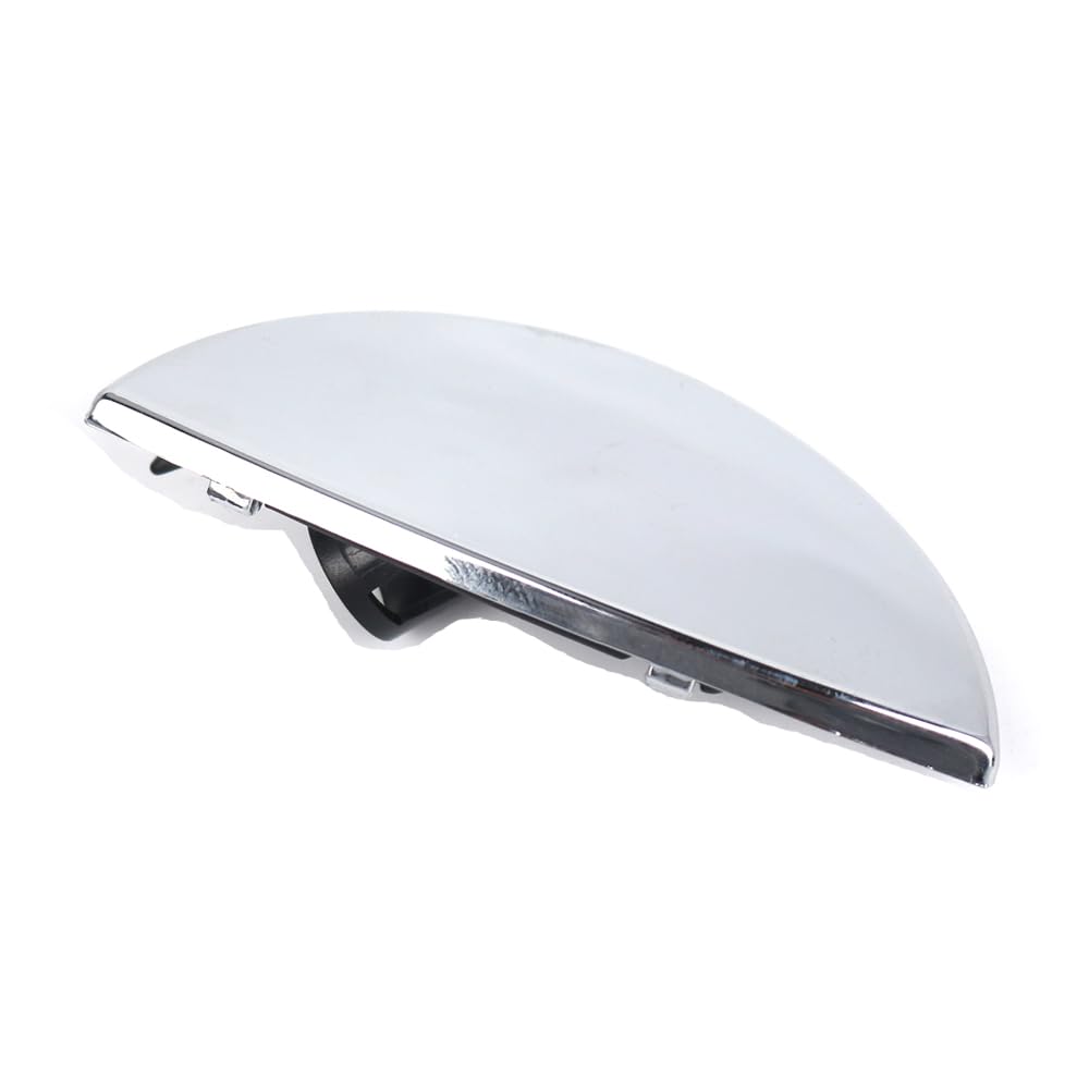 Riloer Coperchio per ugello lavafari auto, coperchio lavafari cromato per faro, coperchio per ugello lavafari compatibile con modelli Mini Cooper R50 R52 R53 2001-2006 equipaggiati, lato conducente