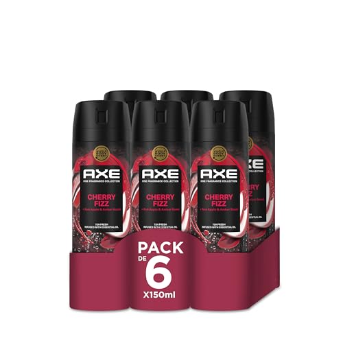 Axe desodorante en aerosol Axe Cherry Fizz, 150 ml x6