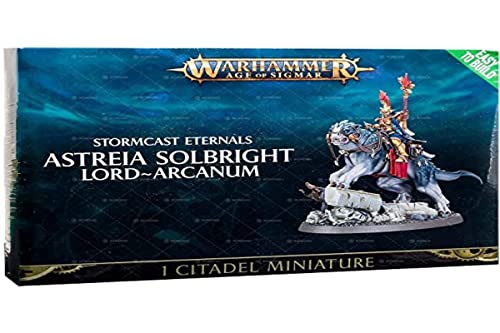 Hottest Sales Warhammer AoS - Easy to Build : Stormcast Etermals Astreia Solbright, Lord-Arcanum