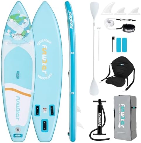 FunWater Planche Sup Gonflable 2 Personnes Famille Débutants Set ...
